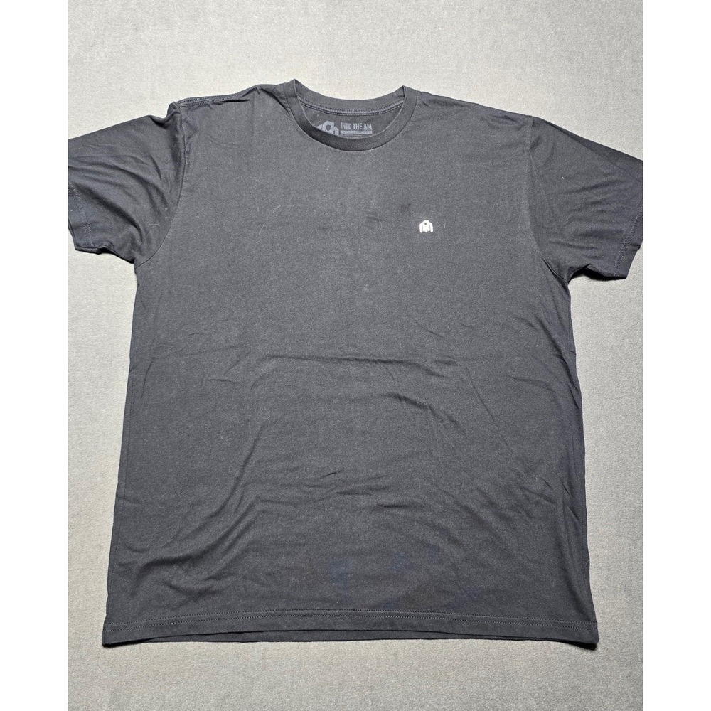 Into The AM T‎ Shirt Men's XL Black Short Sleeve Crew Neck Logo Casual